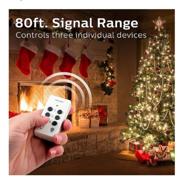 Philips || New Indoor LIghting Control w Wireless Remote Switch & 3 receivers - Picture 2 of 6